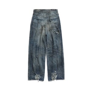 Baggy Pants in Light Blue | Balenciaga US