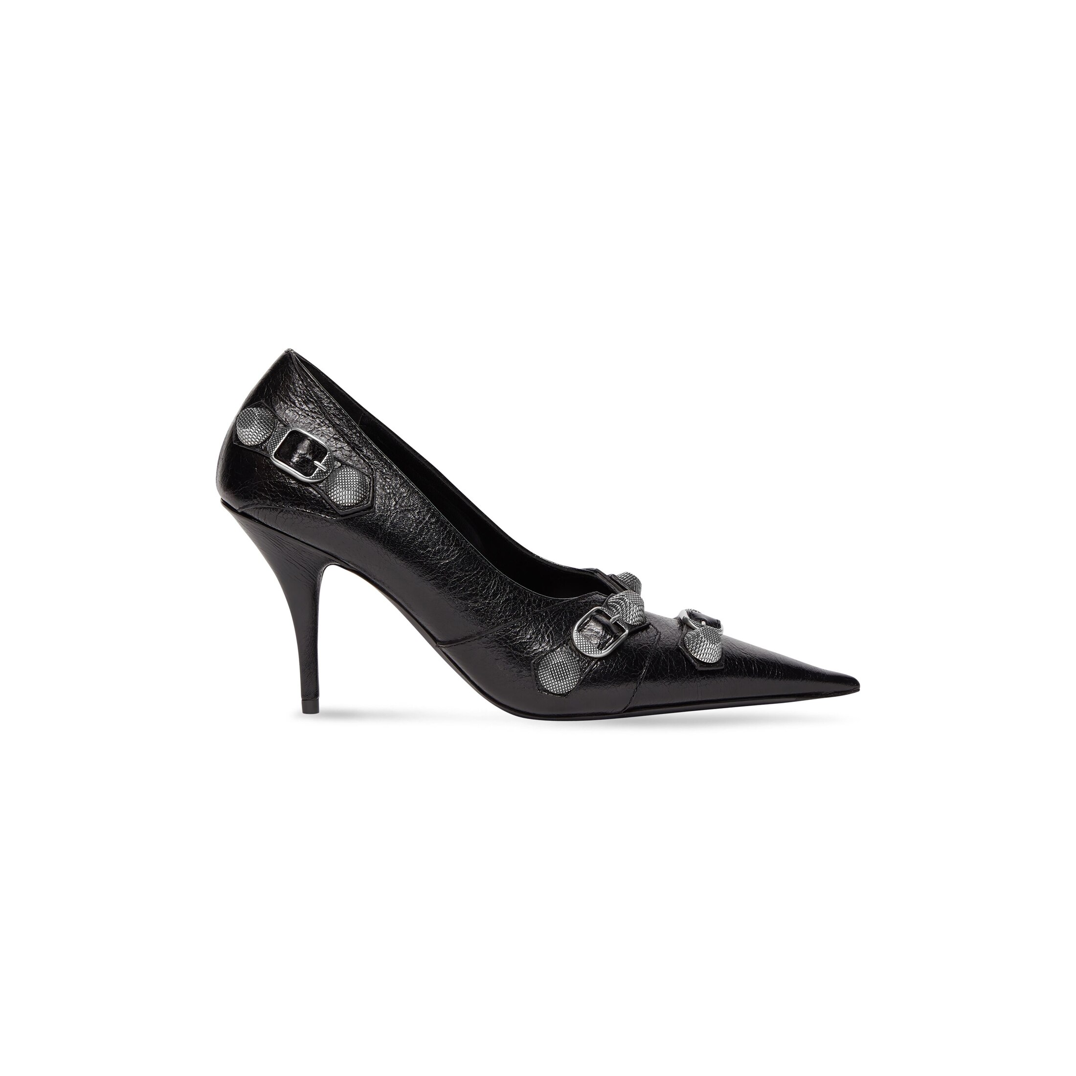 Balenciaga Escarpin Cagole 90 mm - Noir - Femme - 35 - Cuir D'Agneau