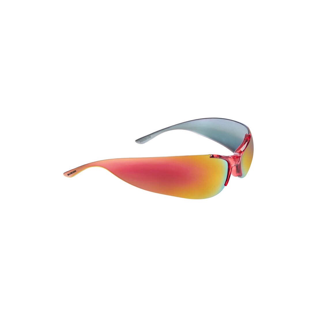 Afterhour Oval Sunglasses  in Red