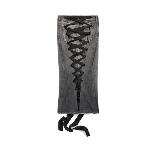 lace-up skirt