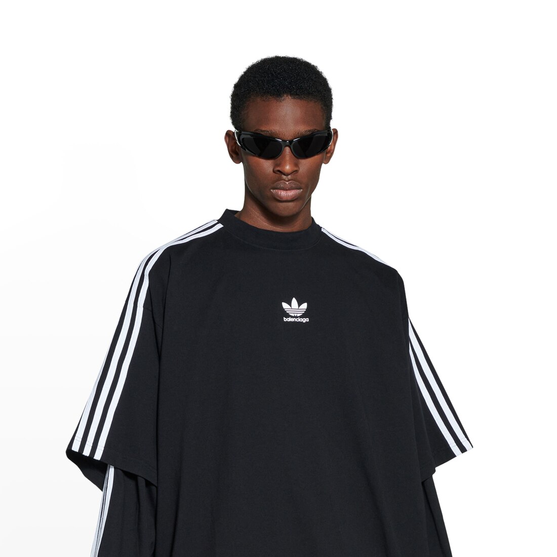 Balenciaga / Adidas T-shirt Oversized in Black