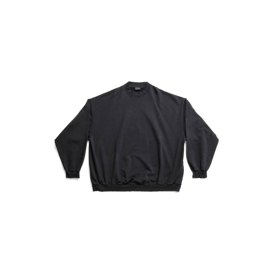 Balenciaga Sweatshirt Oversized in Black Faded | Balenciaga US