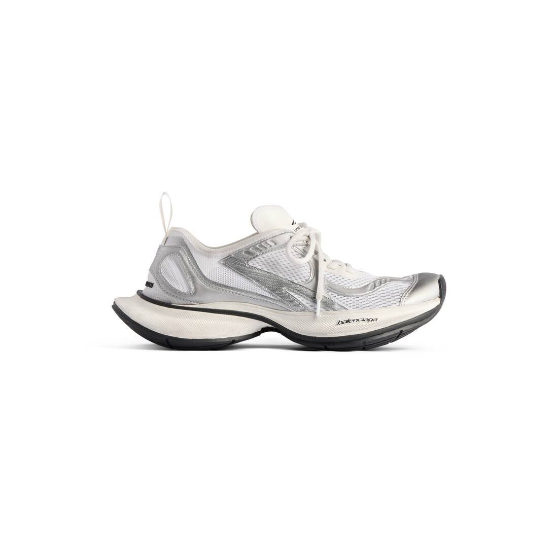 Women's Circuit Sneaker in White/silver Balenciaga US
