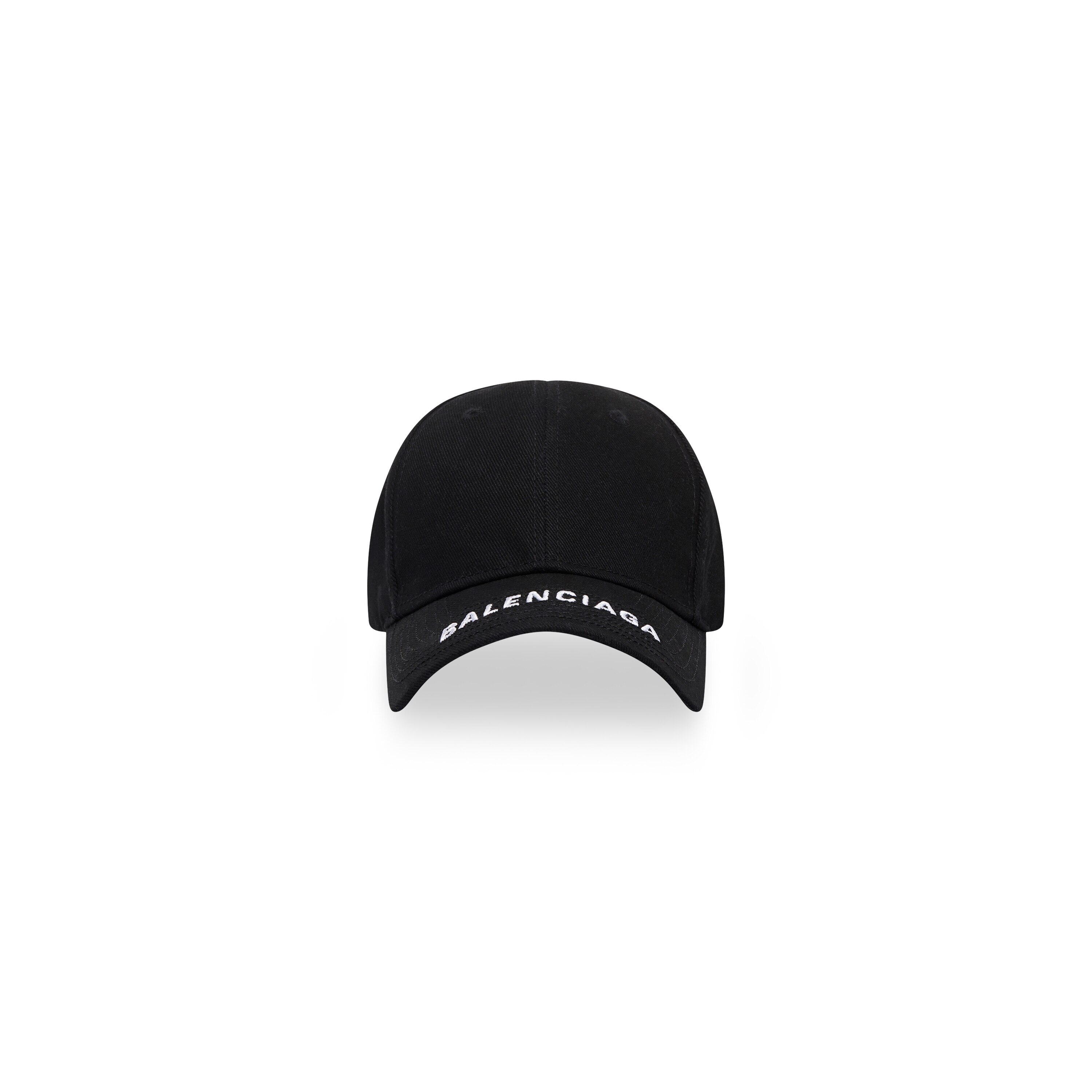 Logo Visor Cap in Black