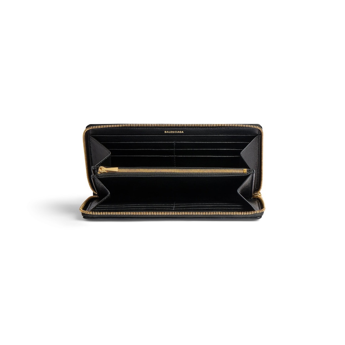 Leather wallet balenciaga hotsell