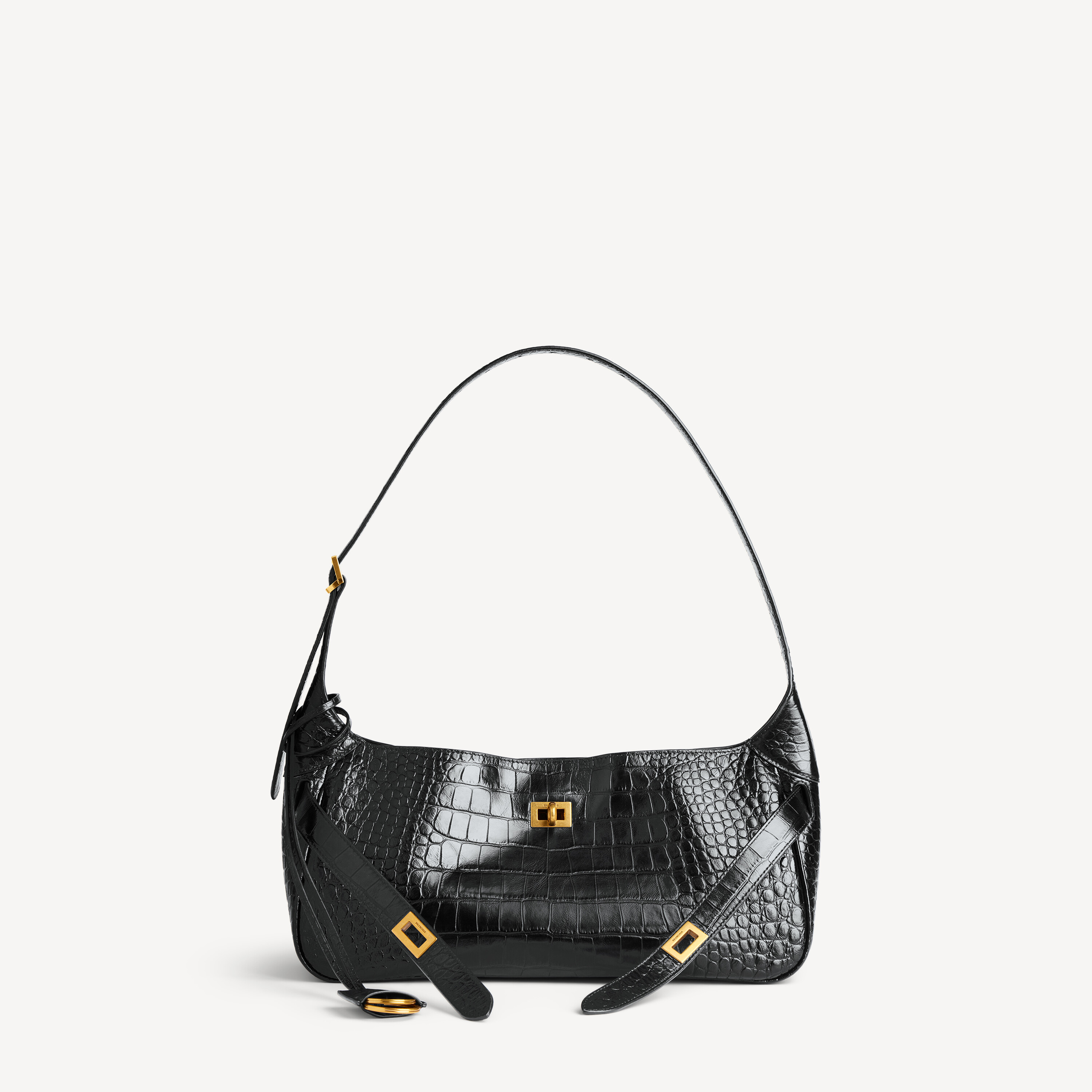 Women's Bel Air Shoulder Bag Small in Black | Balenciaga US
