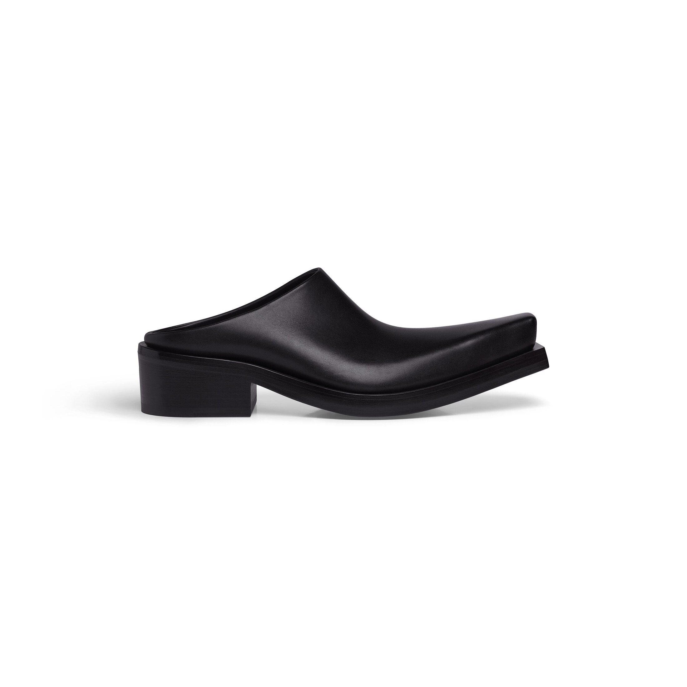 Balenciaga Santiago Mule - Black - Man - 42 - Calfskin