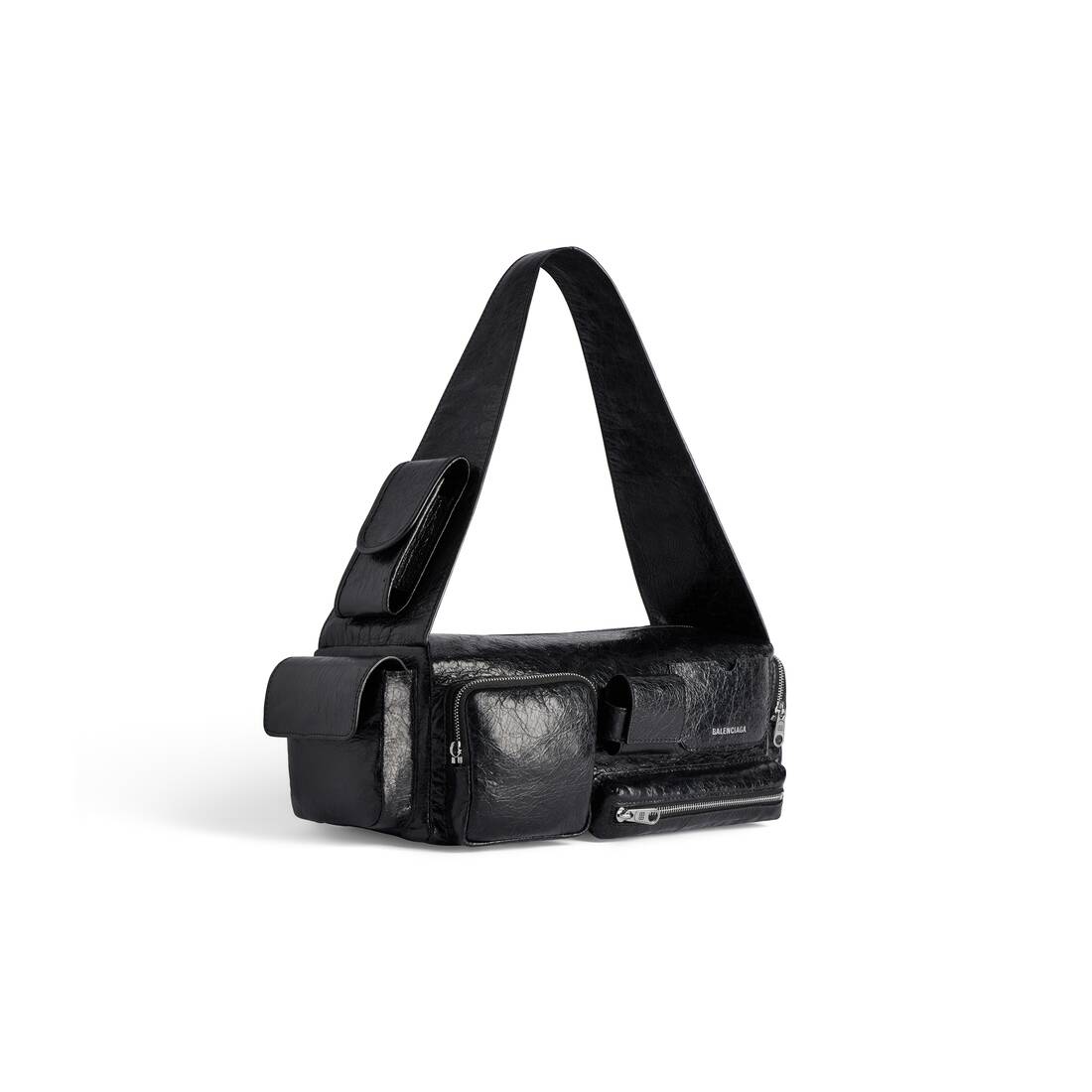 BALENCIAGA Wheel Sling Nylon Shoulder Bag for Women