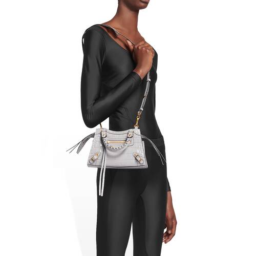 Women's Neo Mini Handbag in Steel Grey | Balenciaga US