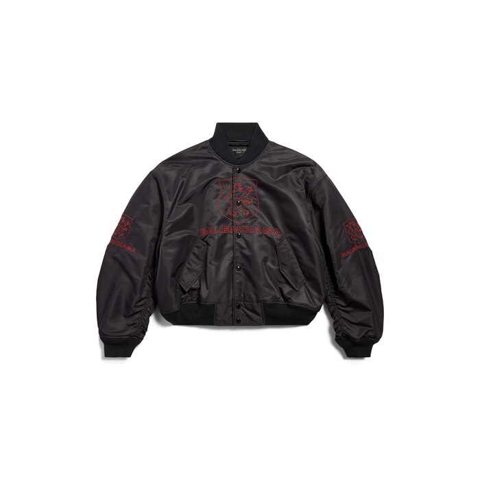 Balenciaga windbreaker mens silver online