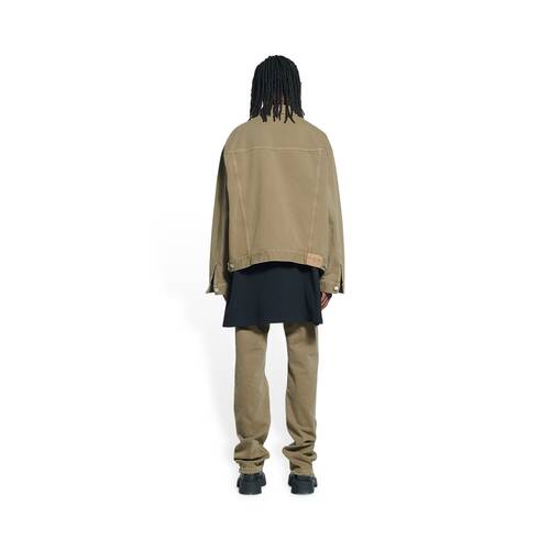 Men's Year Of The Tiger Jacket Large Fit in Beige | Balenciaga US