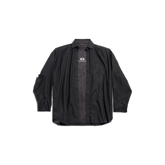 unity sports icon layered shirt oversized