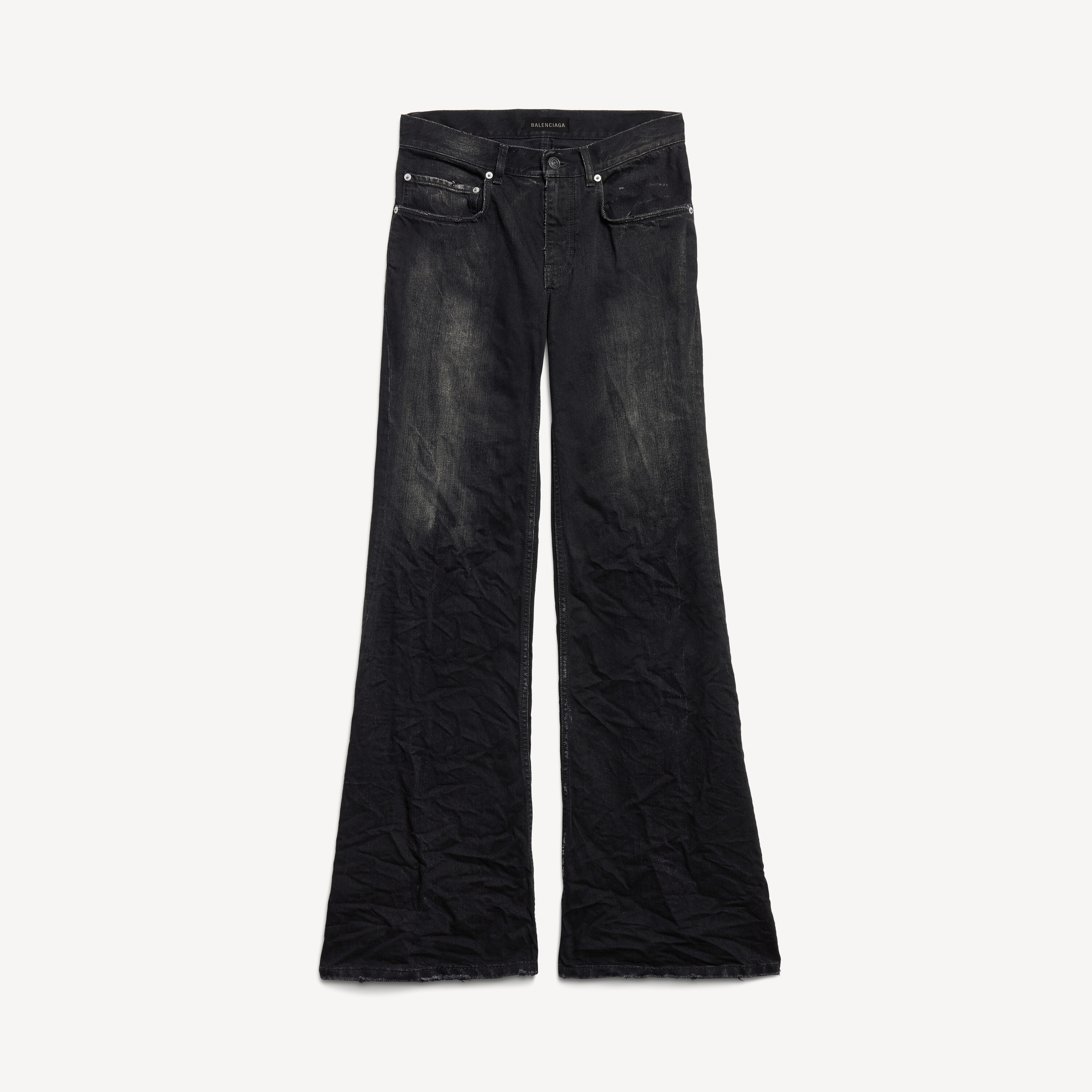 ブラック の ウィメンズ ワイドレッグ パンツ | Balenciaga JP