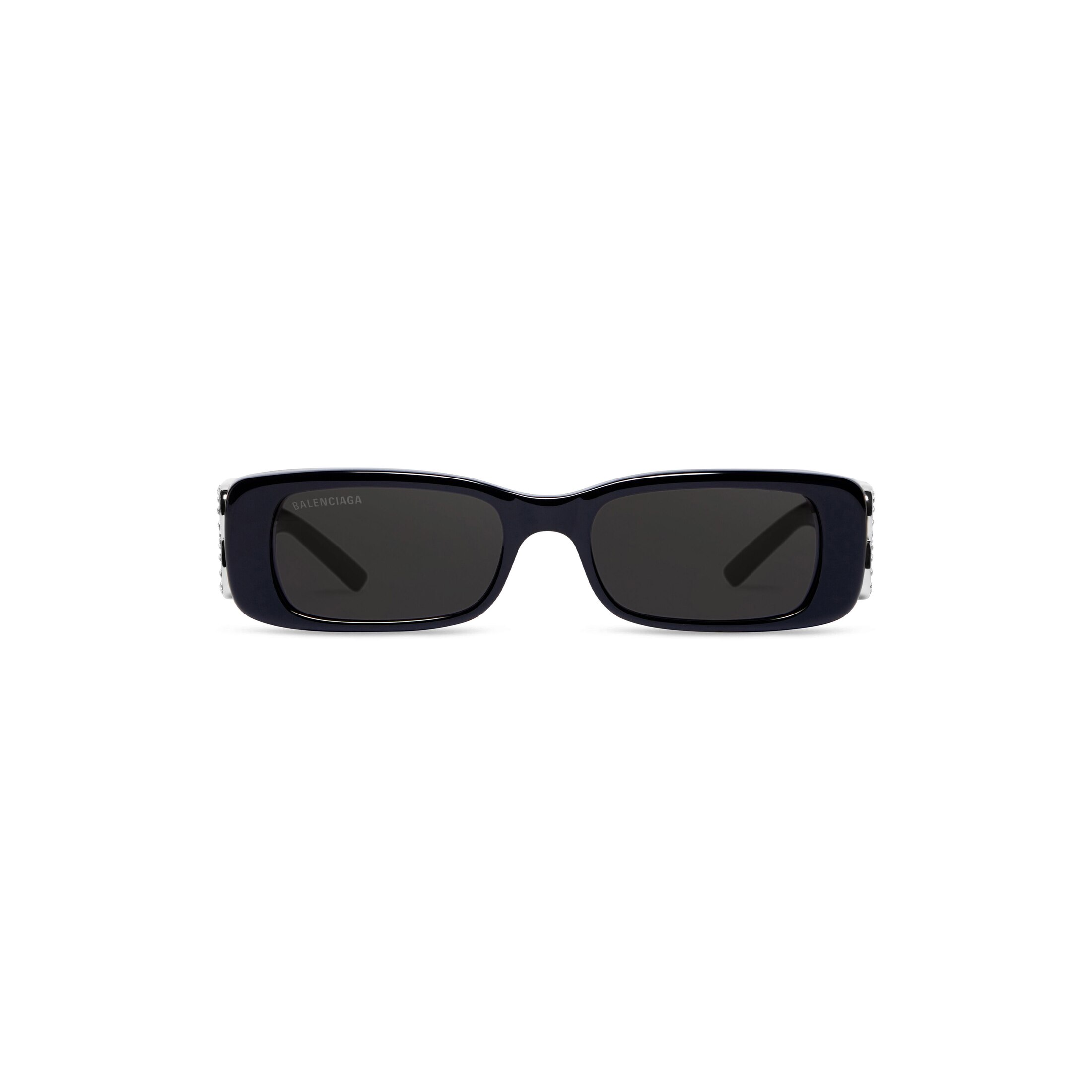 Balenciaga Dynasty Rectangle Sunglasses - Black - Woman - Acetate