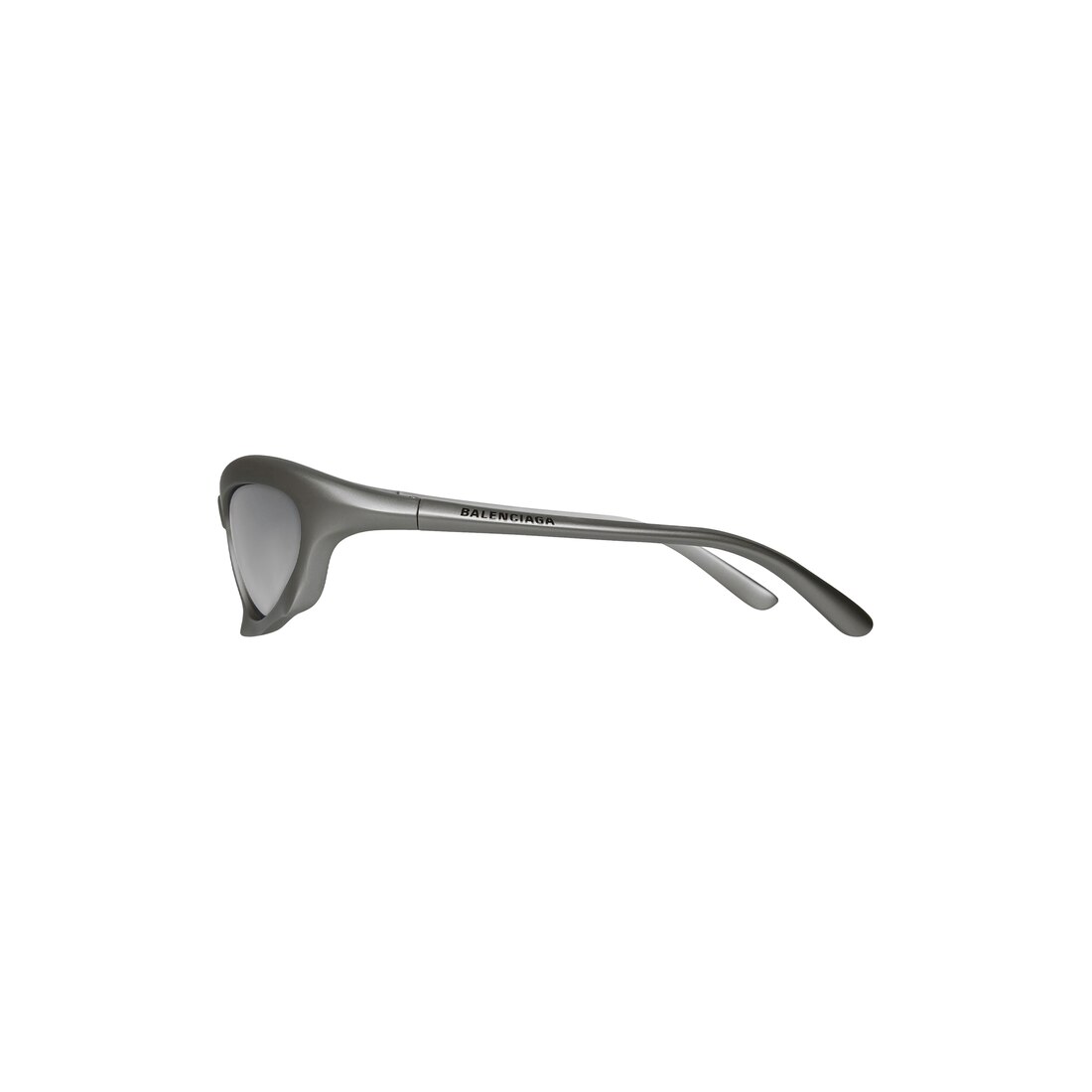 Bat Rectangle Sunglasses in Silver