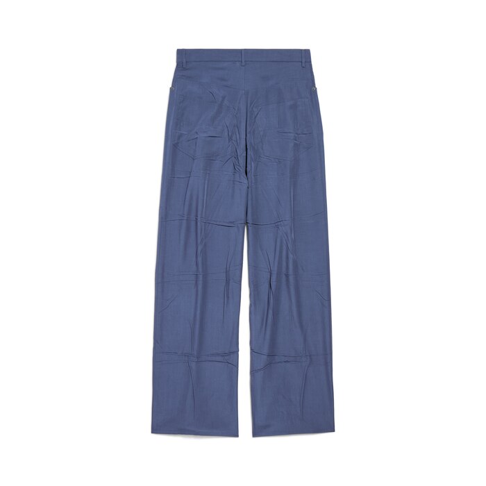 fluid denim pants