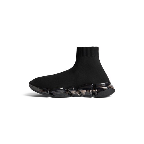 speed 2.0 full clear sole recycled knit sneaker 