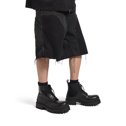 strike lace-up boot
