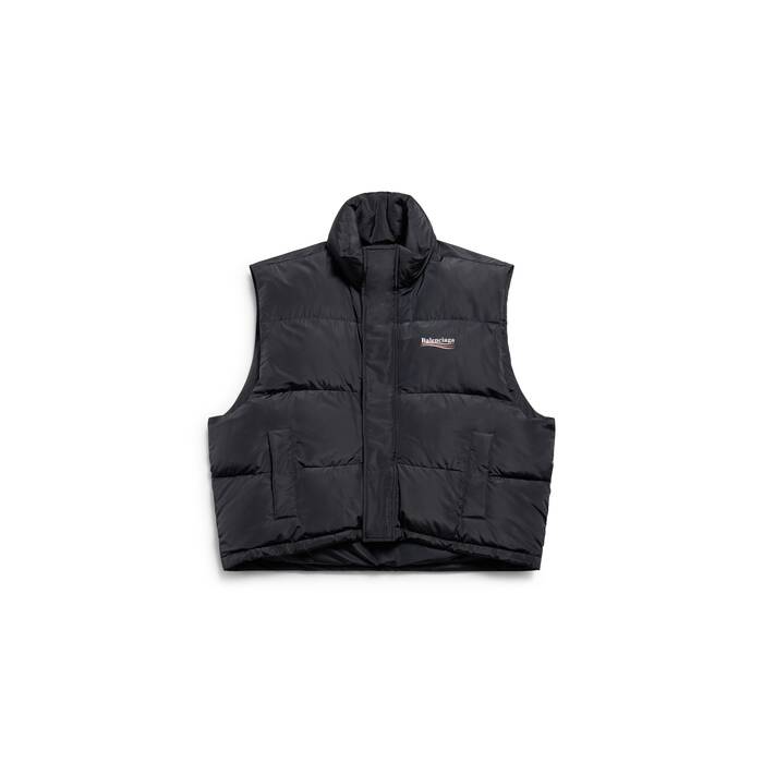 political campaign cocoon puffer gilet