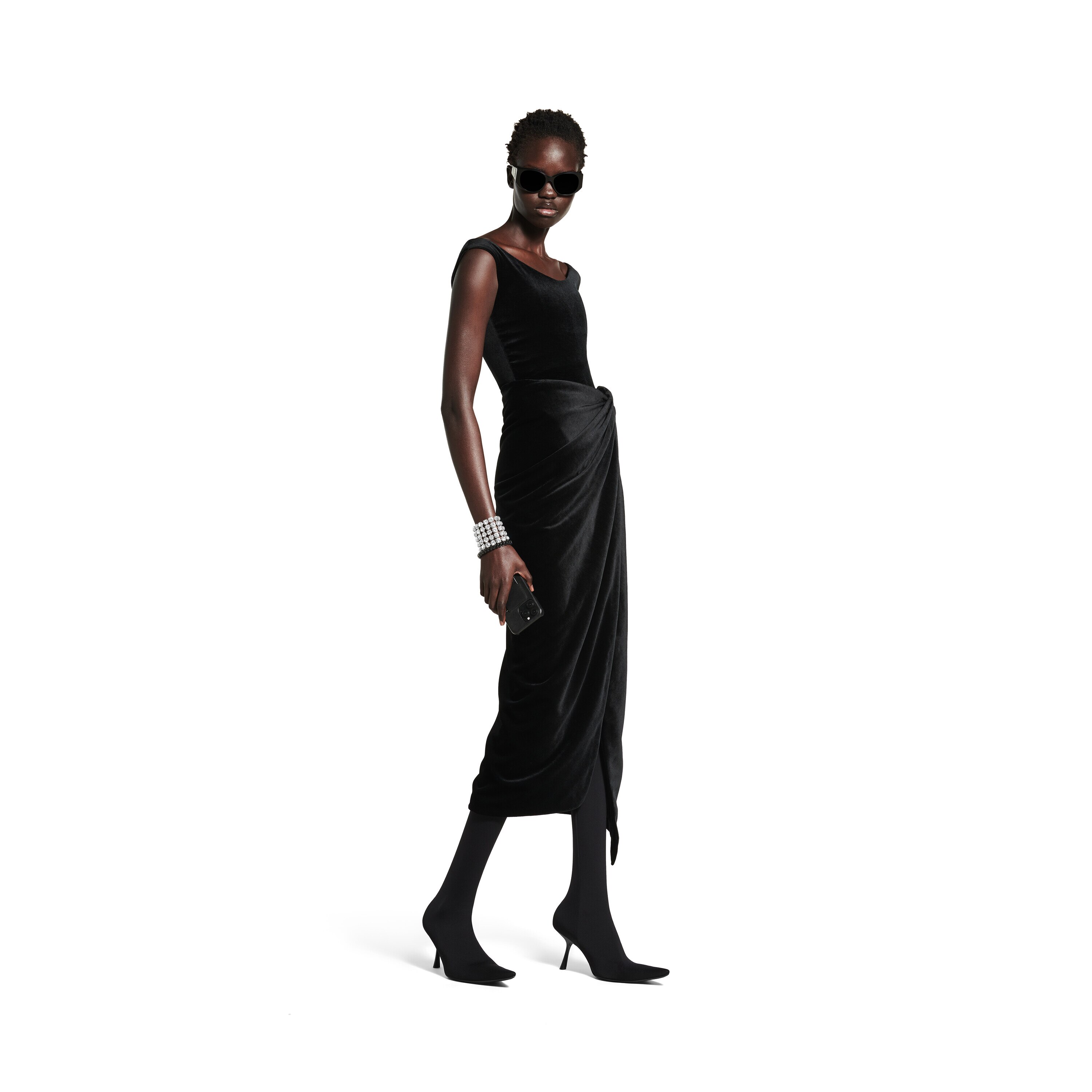 ワンピースその他 BALENCIAGA Women Dresses 831034TSVC7 1041 BLACK eCom-831233TMO261000_X.jpg?v=1