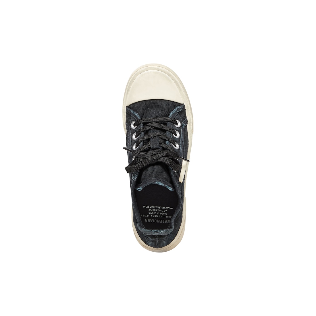 Women's Paris Low Top Sneaker in Black