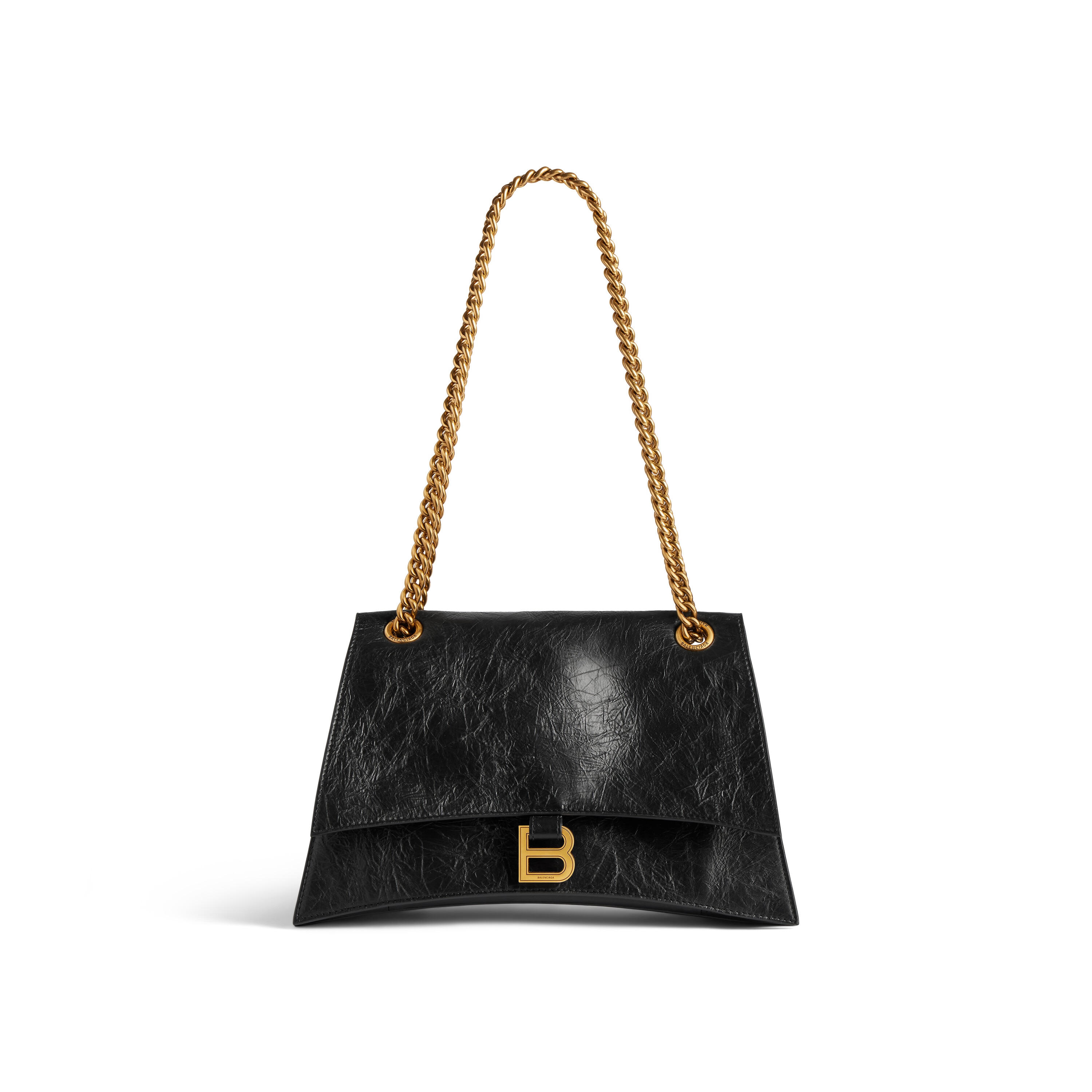 Balenciaga b leather purse with chain Clearance