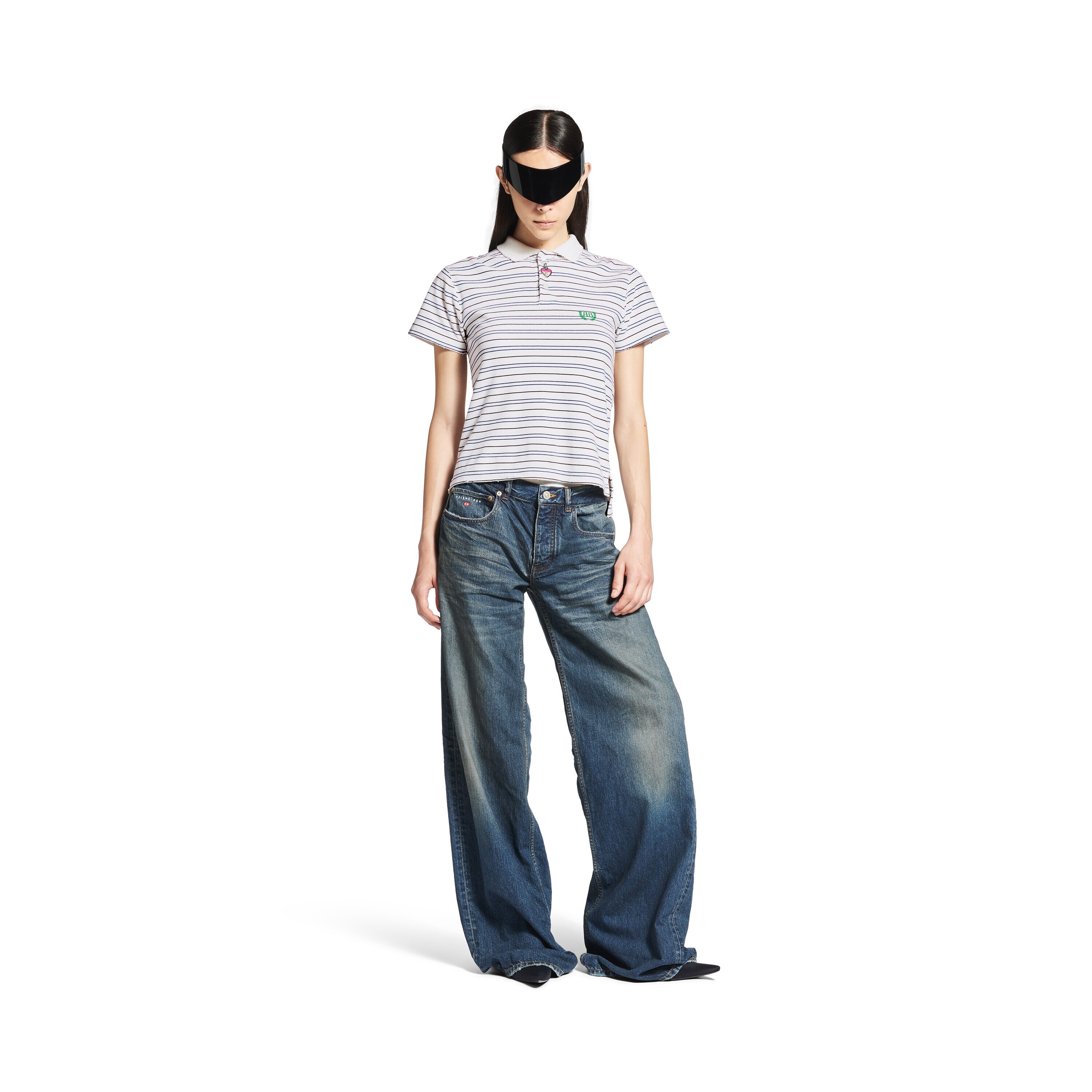 Women's Wide Leg Baggy Pants in Black | Balenciaga US