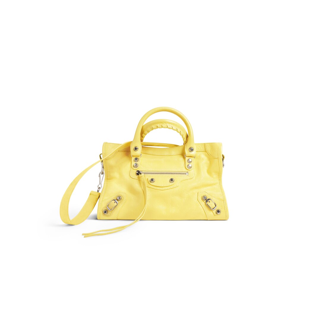 Yellow balenciaga bag sale