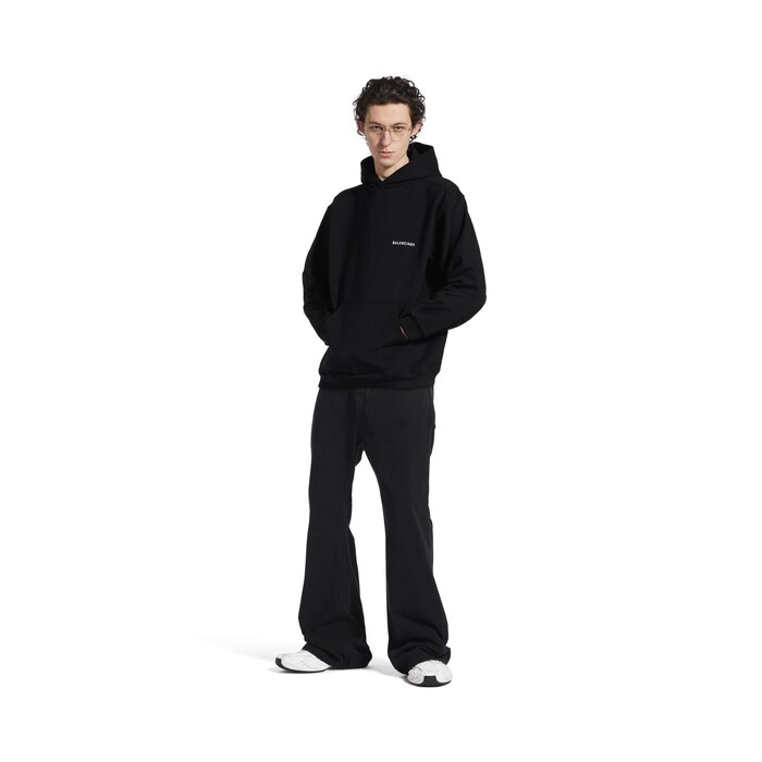 balenciaga back hoodie常规版型连帽卫衣