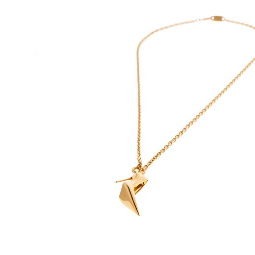 keyholder thin honey necklace 
