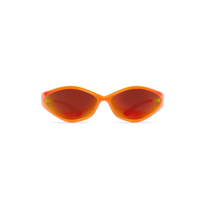 90s oval sonnenbrille 