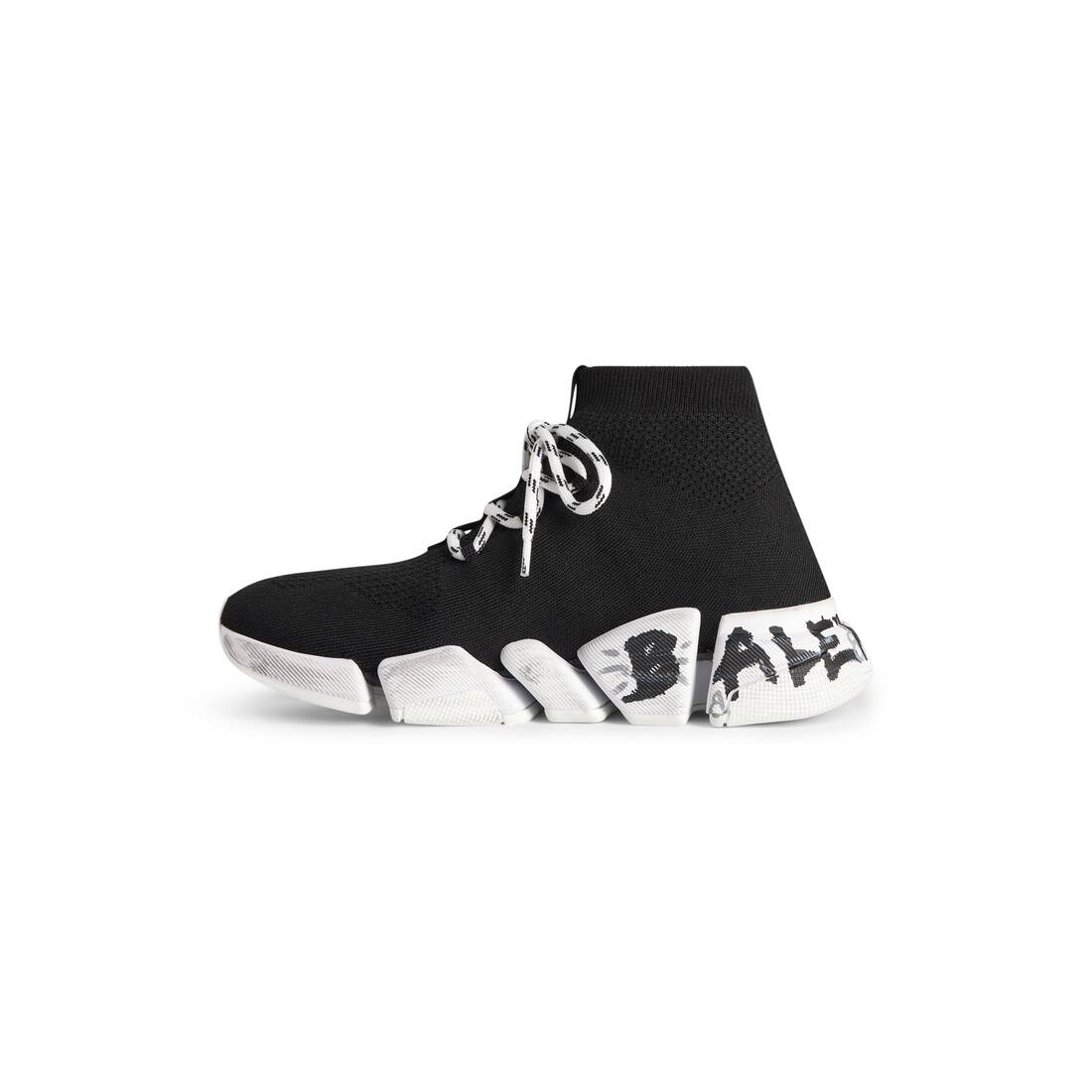 Men's Speed 2.0 Lace-up Graffiti Recycled Knit Sneaker in Black ...