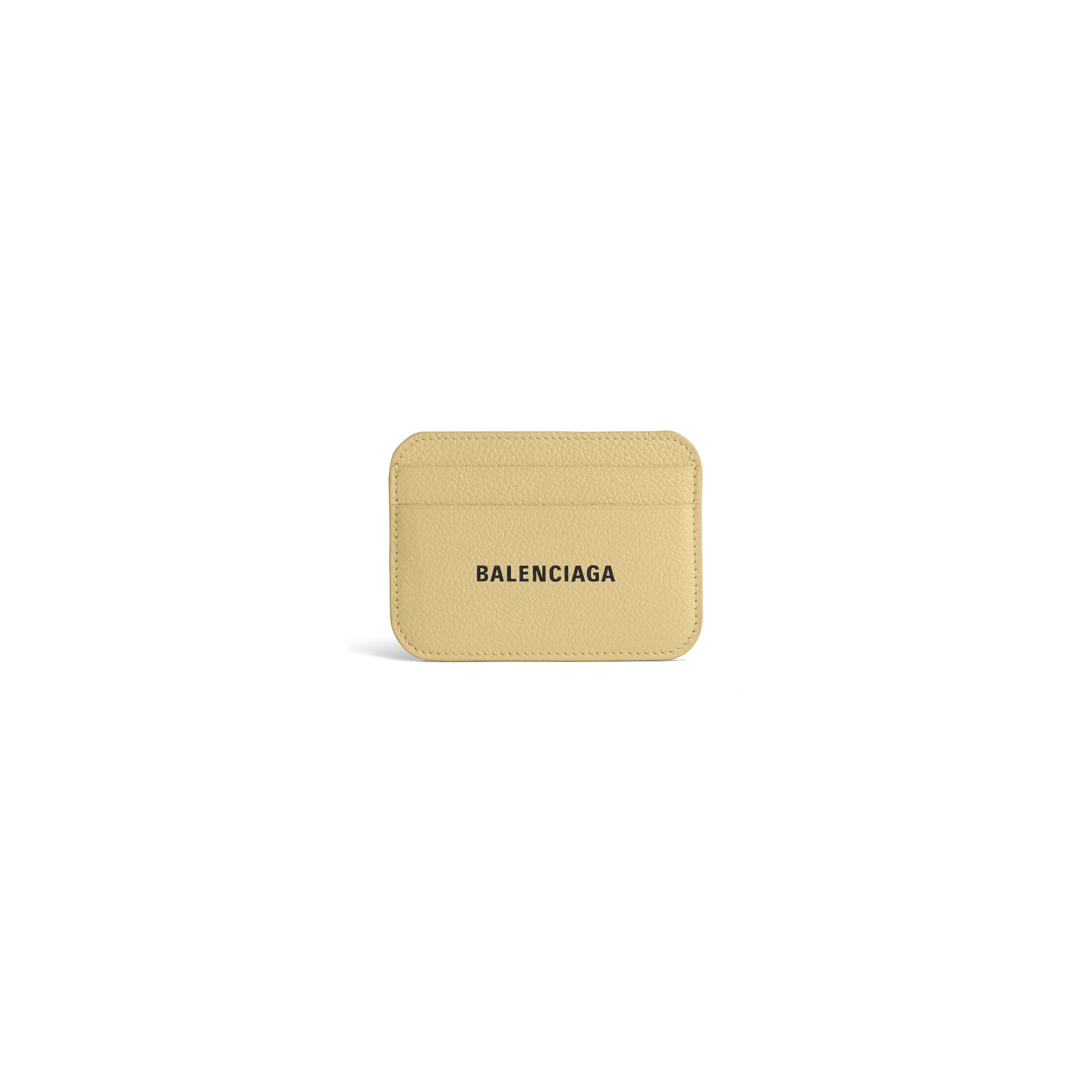 Balenciaga Cash Card Holder - Yellow - Woman - Calfskin