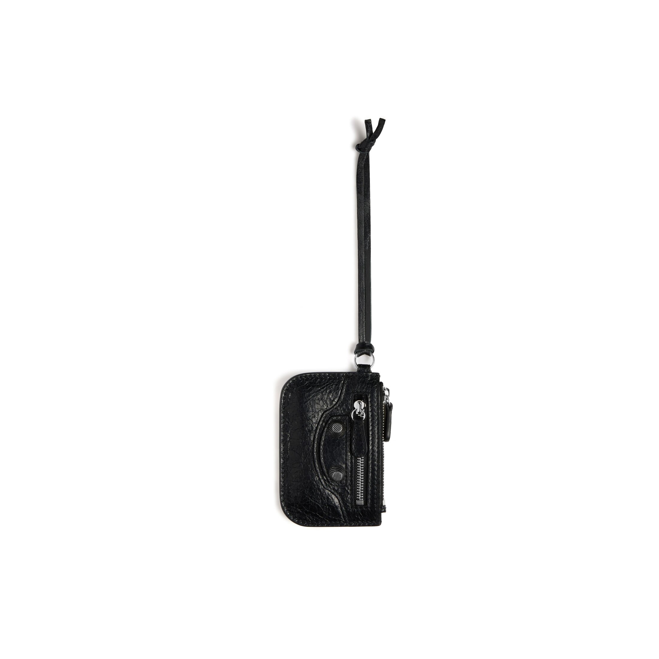 Balenciaga Porte-monnaie Le Cagole - Noir - Femme - Cuir D'Agneau