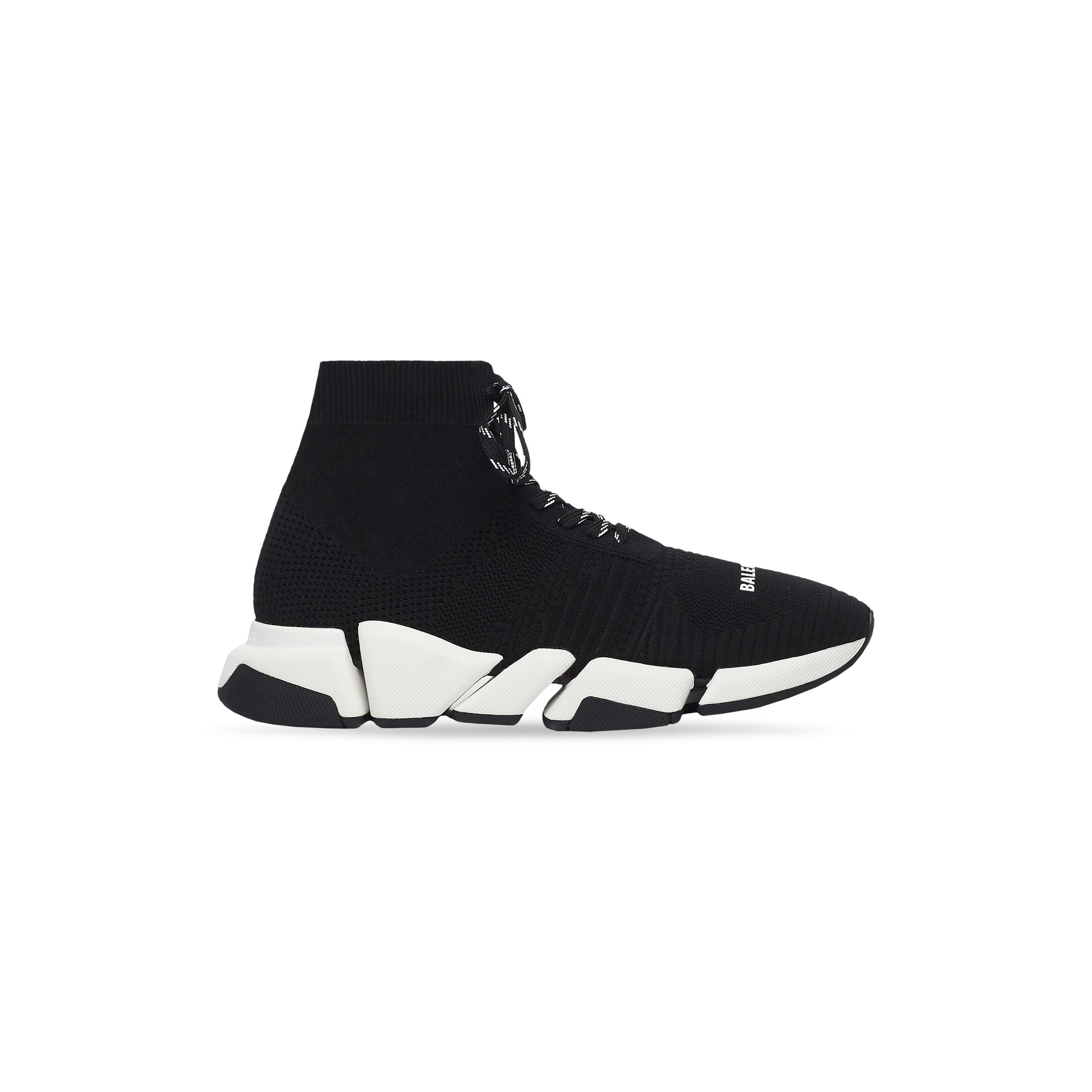 Balenciaga Speed 2.0 Lace-Up Sneaker - Black - - 34 - Polyamide, Elastane