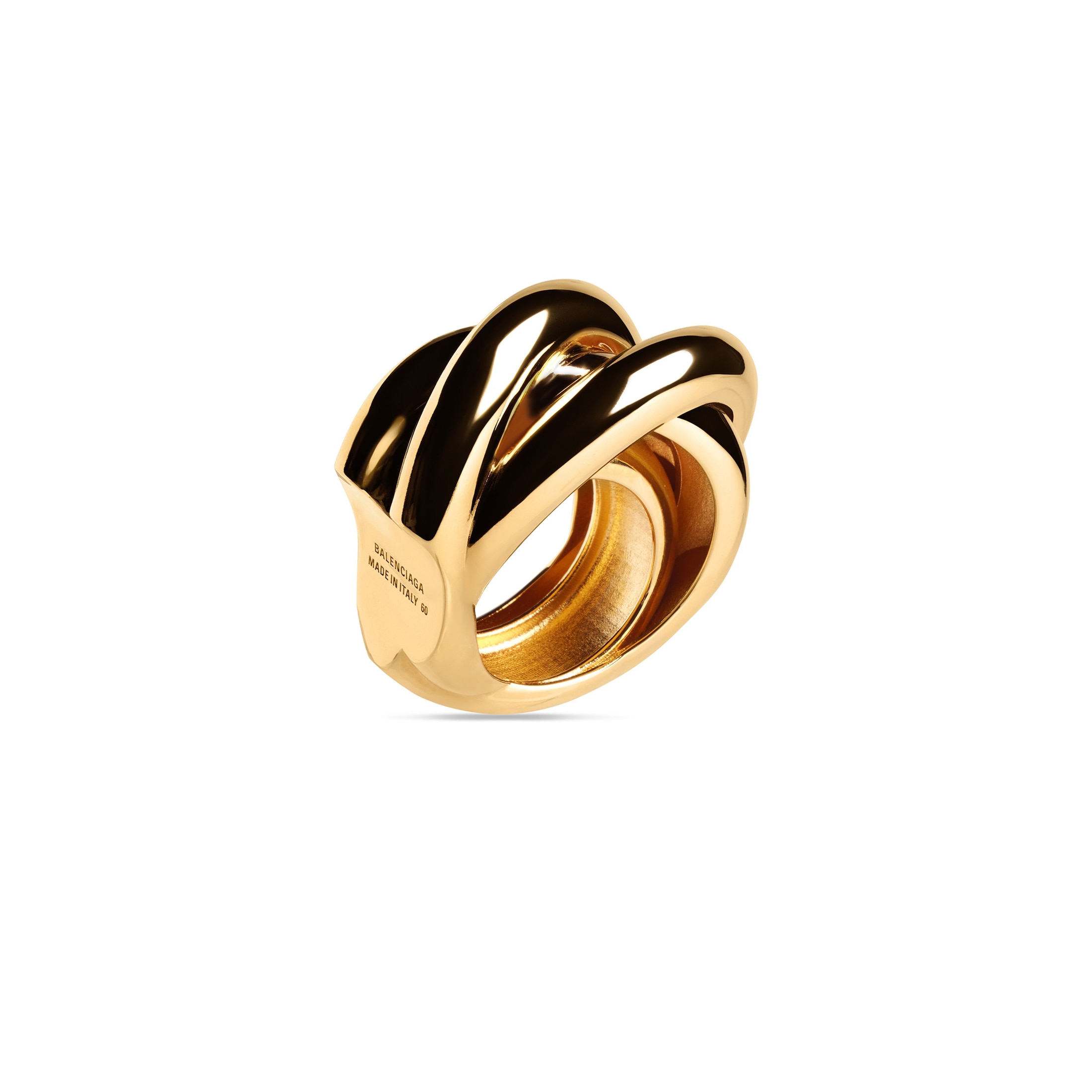 Balenciaga Saturne Ring - Gold - Women's - 5.25 - Brass