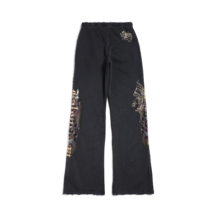 calça de agasalho tacky flared