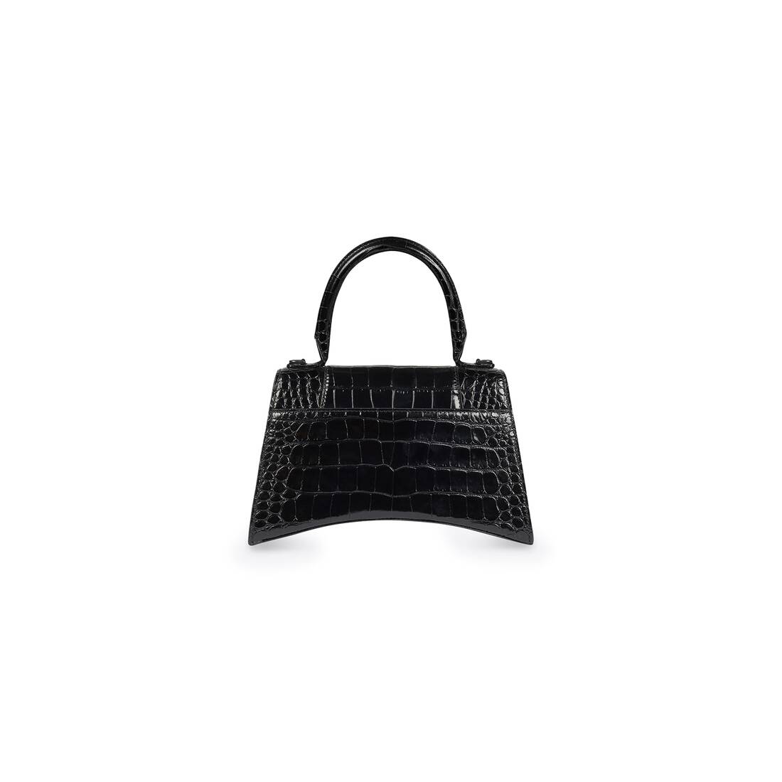 Balenciaga Hourglass XS crocodileeffect top handle bag  Harvey Nichols