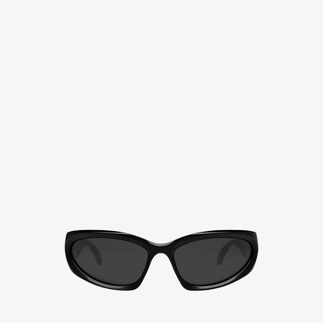 Swift Oval Sunglasses in Black Balenciaga AE