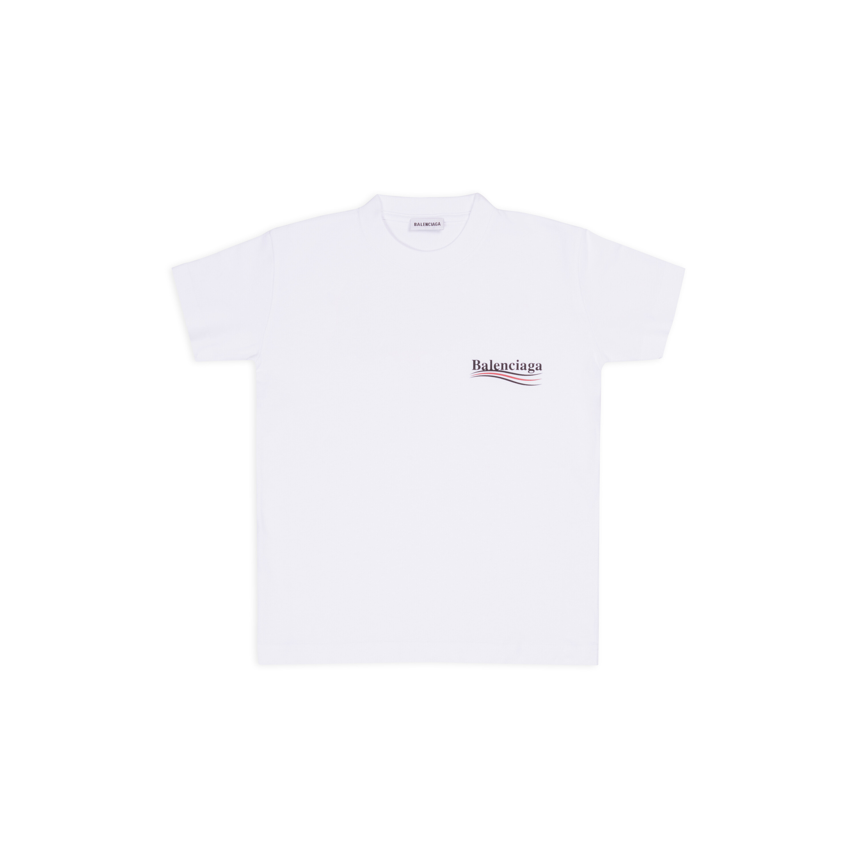 snak Uundgåelig stil Women's Political Campaign T-shirt Small Fit in White | Balenciaga US