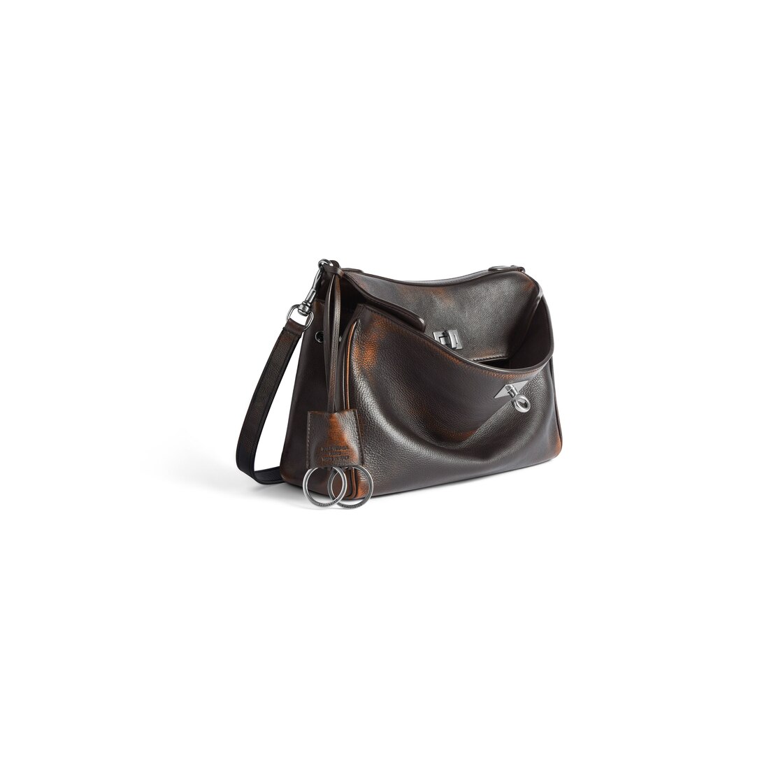 Men's Rodeo Messenger Bag Small in Brown