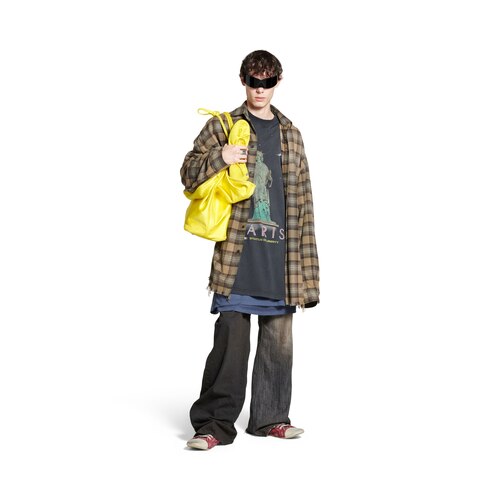 paris liberty layered shirt oversized