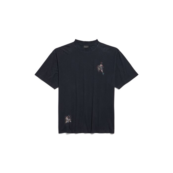 balenciaga nail polish t-shirt medium fit