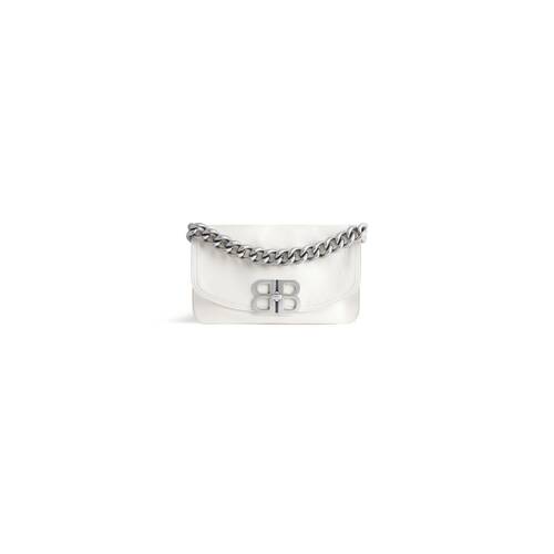 Balenciaga Women's Bb Soft Small Flap Bag - Optic White
