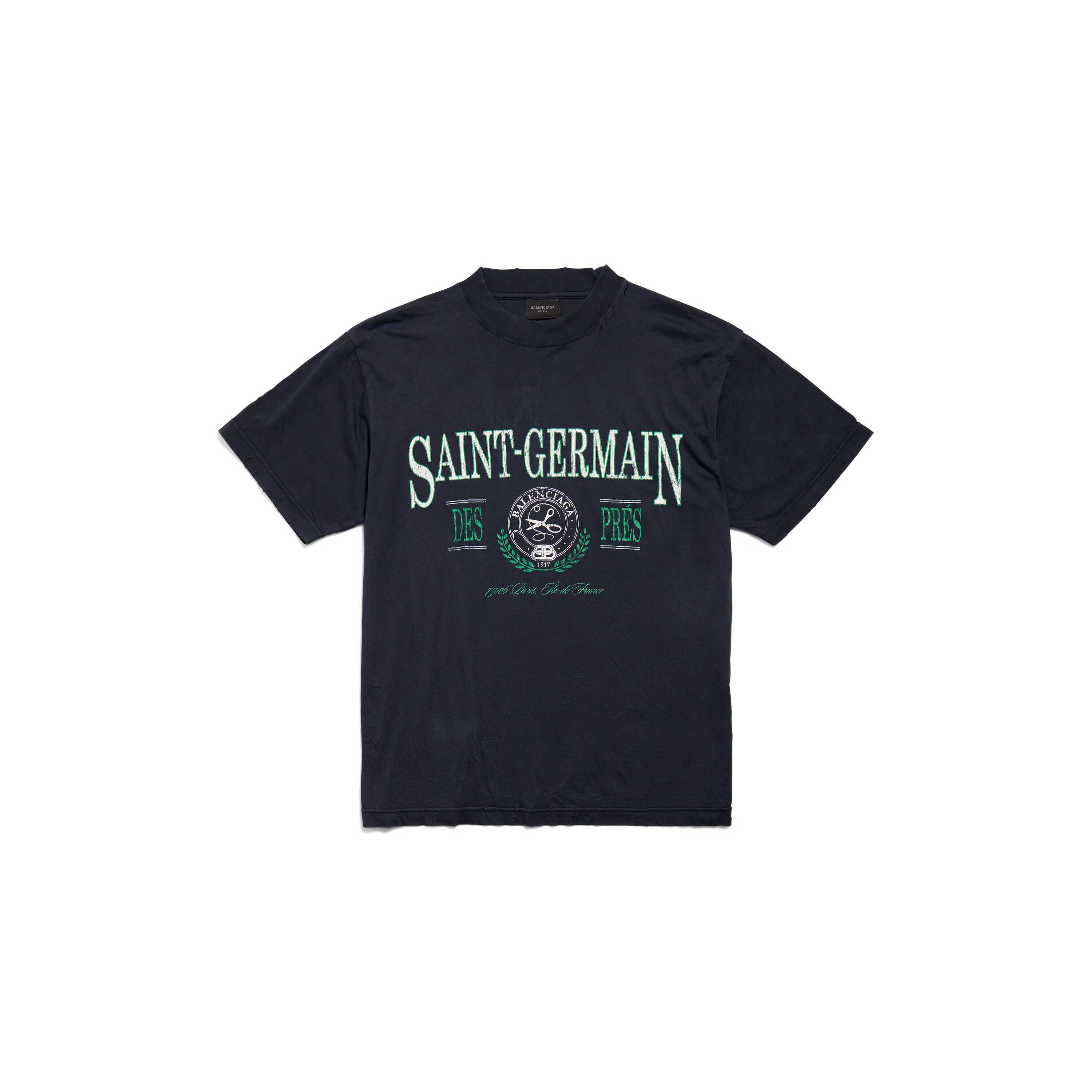 Saint Germain T shirt Small Fit in Dark Blue