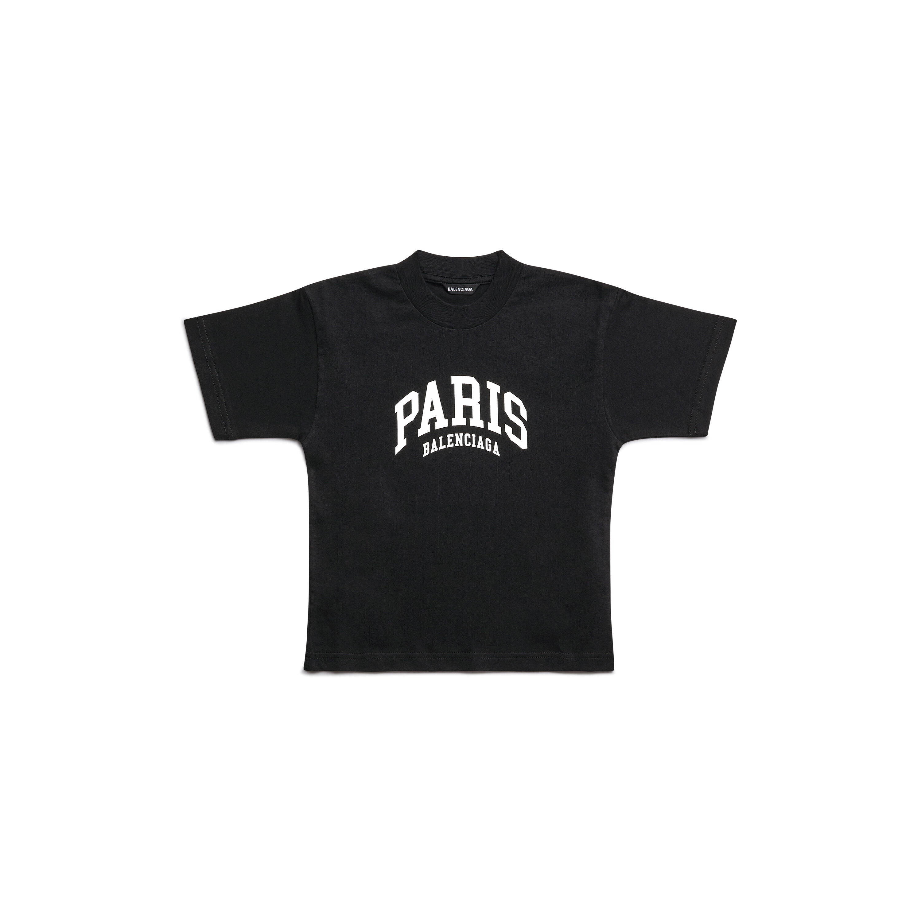 Udfyld Gammeldags Forklaring Kids - Cities Paris T-shirt in Black | Balenciaga US