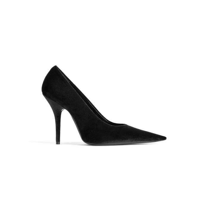 Balenciaga Pantaleggings In Black Polyamide Leggings 38/37 Shoe Chunky Heel  Heels Pumps