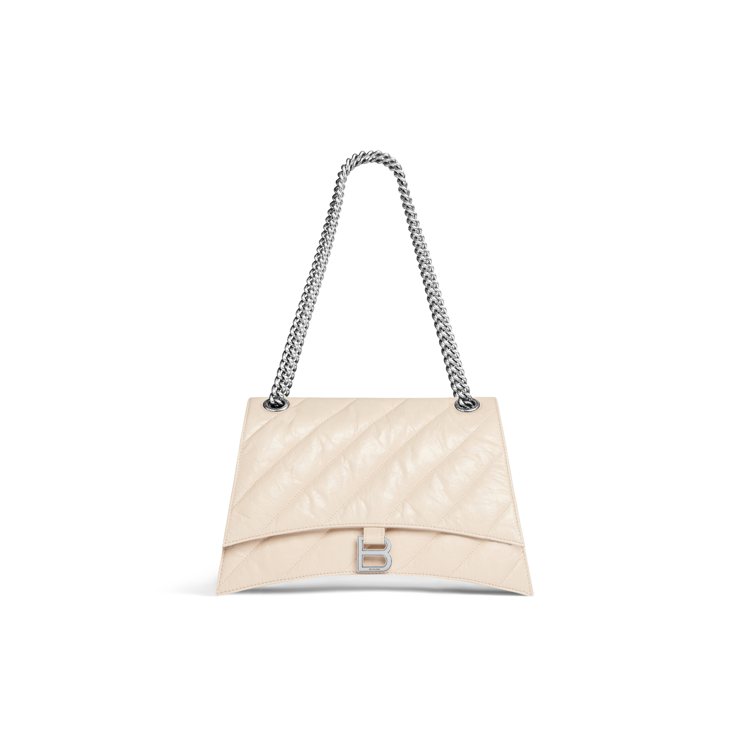 Women's Crush Medium Chain Bag Quilted in Sand