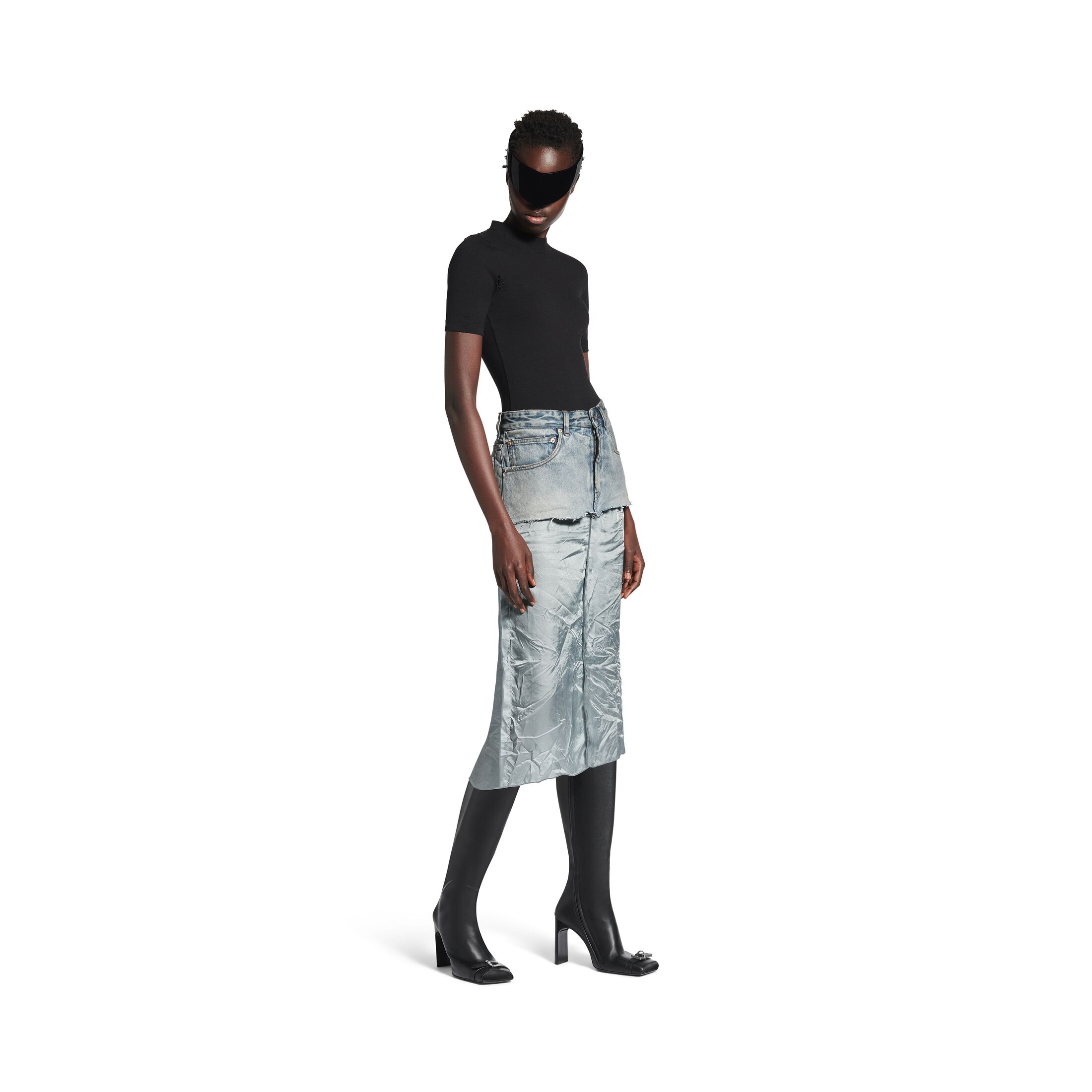 ripped-off skirt