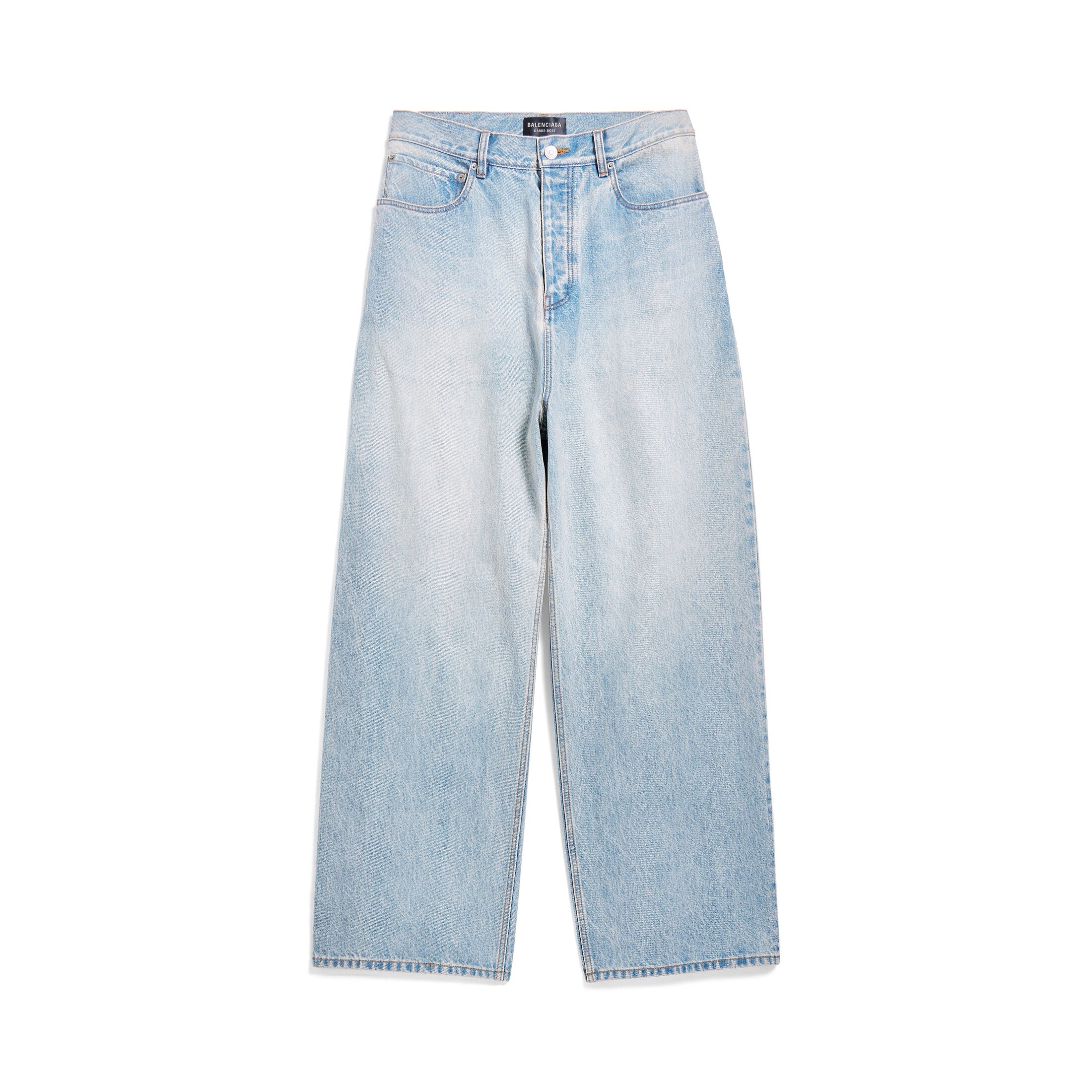 Balenciaga Pantaloni Baggy - Blu - Uomo - S - Cotone